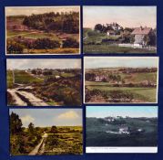 Collection of various Forest Row/Ashdown Forest Golf links coloured postcards (6) to include The