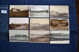 Collection of various early Irish Golf Club Postcards (9) to include 'Missing Links' Cranfield