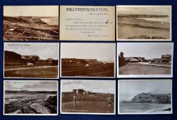 Interesting collection of various Irish Golf Clubs golfing postcards from the first half of the 20th