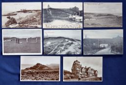 Collection of early Cromer Golf Links b&w postcards from the early 1900s onwards (8) to include