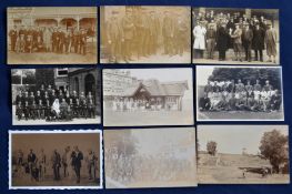 Collection of various golf groups from the early 1900s onwards (9) to include various sepia