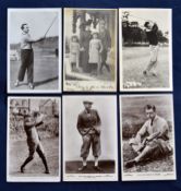 Interesting collection of British and European Royalty and Aristocratic Real Photograph Golfing