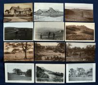 Interesting collection of various early English Golf Course postcards from the early 1900s