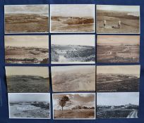 Good collection of early Budleigh Salterton Golf Course Postcards from the 1900s onwards (12).