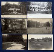 Interesting collection of European Golf Club b&w postcards from the early 1900s onwards (5) to