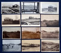 Interesting selection of early Scottish Golf Links b&w postcards from the early 1900s onwards (12)