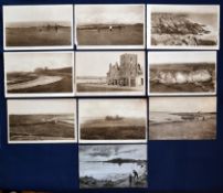 Interesting collection of early Castletown Isle of Man golfing postcards from the early 1900s
