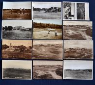 Collection of various Burnham and Berrow Golf Links postcards (12) covering the period from the