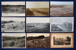 Interesting and varied collection of early English Golf Links postcards from the early 1900s onwards