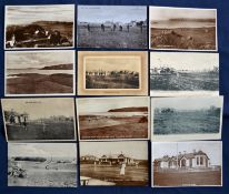 Good collection of various early 20th c Elie golf club postcards (12) to include Golf Club House and