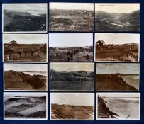Interesting collection of 20thc Cruden Bay Golf Club, players, and the course postcards (12) - to