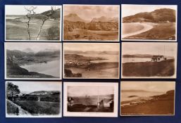Interesting collection of early Scottish Golf Links b&w postcards from the early 1900s onwards (9)