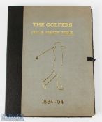 The Golfers of a Past Era: A series of Photographs after J H Wilson published by Privately