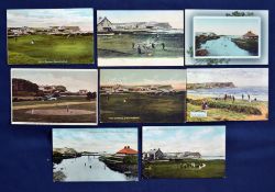Collection of early Irish Golf Club, Golf Course, and Tournaments postcards (12) to include 3x