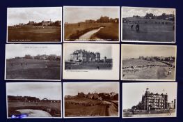 Interesting collection of St Andrews, Old Tom Morris, Bobby Jones, The Old Course, The R & A golfing