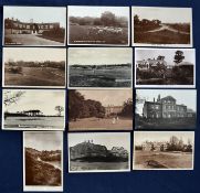 Interesting collection of various early English Golf Course postcards from the early 1900s