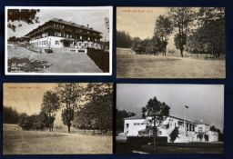Collection of European Golf Club/Course postcards (4) to incl 2x Carlsbad Golf Links (one duplicate)