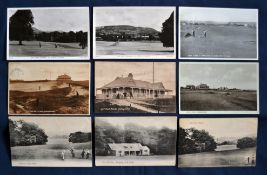 Interesting collection of early Irish Golf Links postcards (9) to include 4x Donaghadee; 3x early