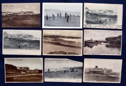 Interesting collection of early 20thc Ballycastle Golf Club postcards (9) a good cross-section of