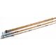 B James Avocet 11'6", 3 piece split cane rod, lightly restored, burgundy close whipped, high bells - Image 1 of 3
