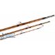 B James Avocet 11'6", 3 piece split cane rod, lightly restored, burgundy close whipped, high bells - Image 2 of 3