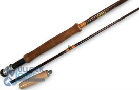 Hardy Alnwick Fibalite trout fly rod - 9ft 2pc line 9#, alloy uplocking reel seat with 4