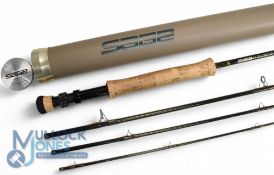 Sage USA XP 7100-4 graphite IIIe carbon trout fly rod - 4 5/16oz, 10ft 4pc line 7#, double alloy