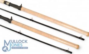 2x Maver Distinction Moy Salmon carbon spinning rods - 10ft 2pc, 20-60g CW, Y280, 27
