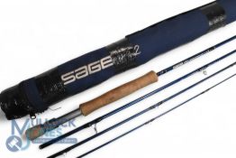 Sage USA VT2 790-4 carbon trout fly rod - 3 9/16oz, 9frt 4pc line 7#, alloy double uplocking reel