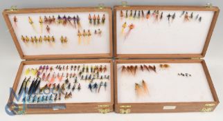 Wheatley mahogany double fly box - 12