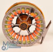 Hardy Bros MTX-S 5000 lightweight large arbor alloy trout fly reel 3 7/8