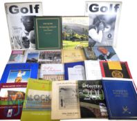 Golf Books. To include Breaking 80 Joe Carr, Golf Club, The Squire, Golf together with magazines