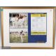 Devon Malcolm Autographed Cricket Display with 3x signatures within the display, a scorecard 1994 - Image 1 of 2