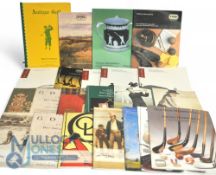 Selection of Auction Catalogues. Featuring mostly Golf from various Auction Houses very useful