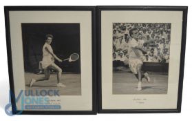Original Tennis Photographs V Seixas 1953 Wimbledon Championships - Gentlemen's Singles, second seed