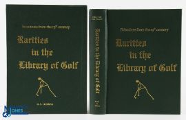 Grant, H R J and D M Wilson III signed - rarities in the Library of Golf - selections from the
