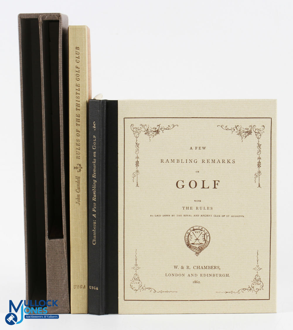 Cundall, John - Rules of The Thistle Golf Club - facsimile edition of the original published in 1824