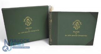 Hoylake & the 1894 Amateur Championship Subscribers Limited Edition. 2001 Limited edition of 95