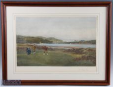 Douglas Adams, (1853-1920) (after) - 'The Putting Green' colour print from the original published by