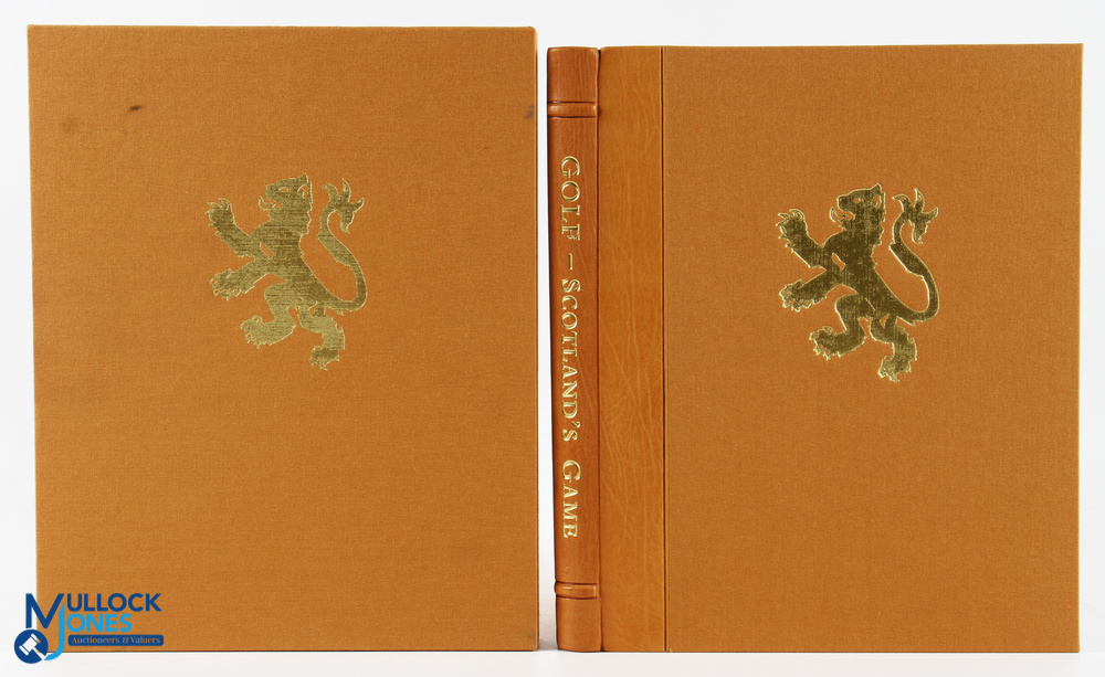Hamilton, David signed - "Golf - Scotland's Game - The St Andrews Edition" publ'd 1998 ltd ed no