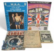 Boxing & Wrestling. 1986 WBA Featherweight Championship of the World Barry McGuigan v Danilo Cabrera