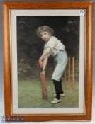 Pears Soap - 'Captain of The Eleven' Cricket Advertising Print in colour based on the original