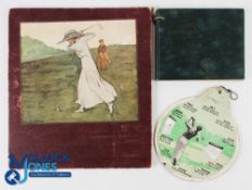 Golf Collectables: a Dunlop 1949 Golf Appointments Diary for J Fallon - first few pages are missing,