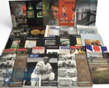 Selection of Auction Catalogues. Featuring Swimming, Rugby, Ice Hockey, Athletics, Football, Golf