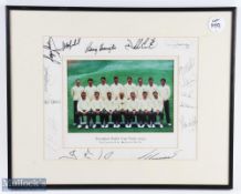 1999 European Ryder Cup Golf Team signed photograph - signed by the European Team played Brookline