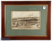 Michael J Brown (after) Life Association Golf Print titled 