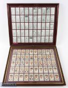 1934 John Player & Sons 'Cricketers 1934' Cigarette Cards a set of 50 framed cards, plus a cricketer