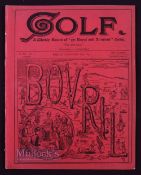 Rare 1891 'Golf - A Weekly Record of 