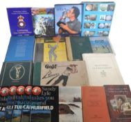 Golf Books. To include Golf and the Railway, The Open 2018, Fifty Years of Country Life, The