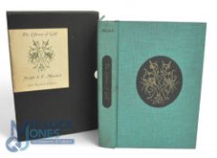 The Library of Golf 1743-1966 Signed copy. 1968 by Joseph S F Murdoch Dedicated and signed on fly